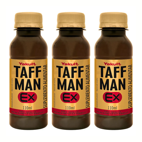 Taffman Ex Yakult Suplemento Alimentar Vitaminas 110ml - 3un