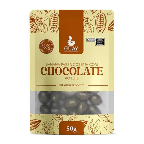 Banana and Chocolate Dragee Guay 50g