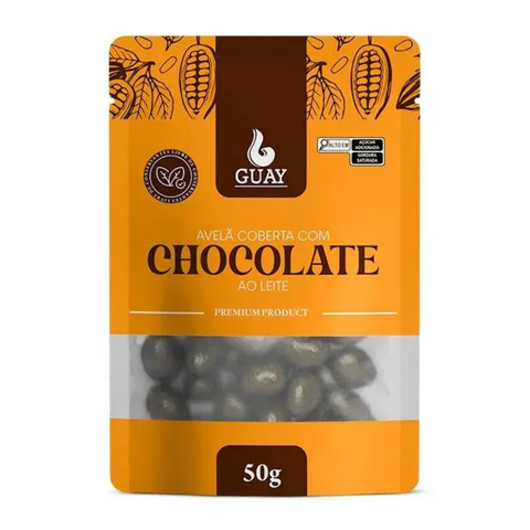 Hazelnut and Milk Chocolate Dragee Guay 50g