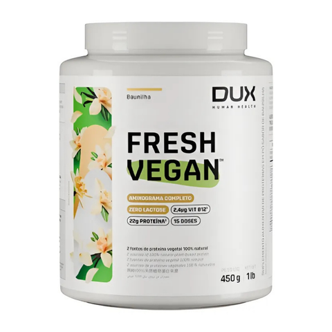 Proteína Vegana Fresh Vegan Baunilha Dux 450g