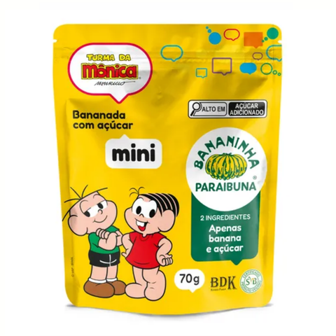 Bananinha Paraibuna Mini Turma da Mônica Creamy Traditional 70g