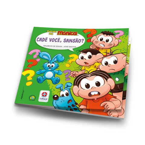 Livro Cadê Você, Sansão com Super Massa Turma da Mônica - Estrela Cultural