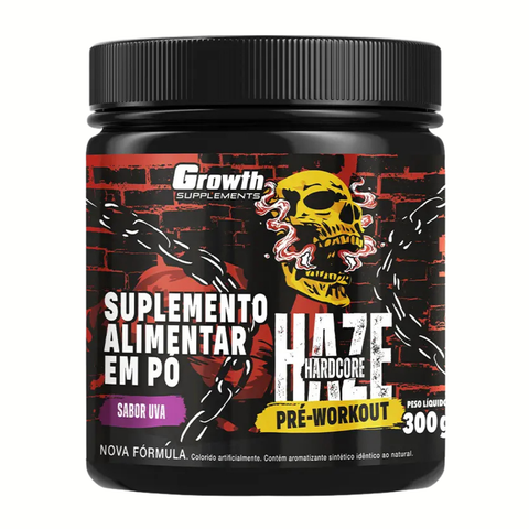 Growth Pré-treino 300g Haze - Sabores