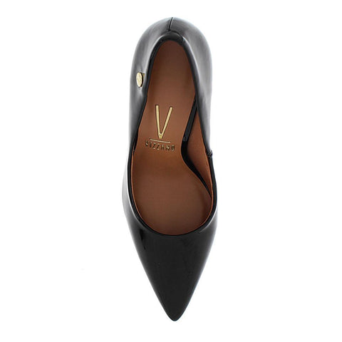 Vizzano 1184-1101 Pointy Toe Pump in Black Patent