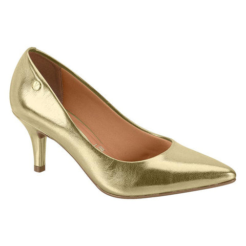 Vizzano 1185-1302 Pointy Toe Pump in Golden Metallic Napa