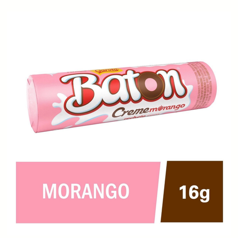 Chocolate Garoto Baton Morango Caixa 30x16g 480G