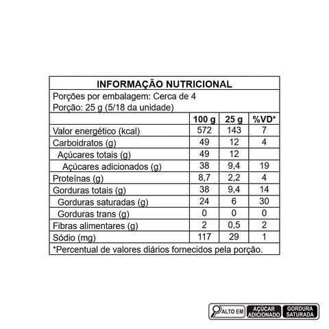 Tablete Língua de Gato Extra Cremoso Kopenhagen 90G