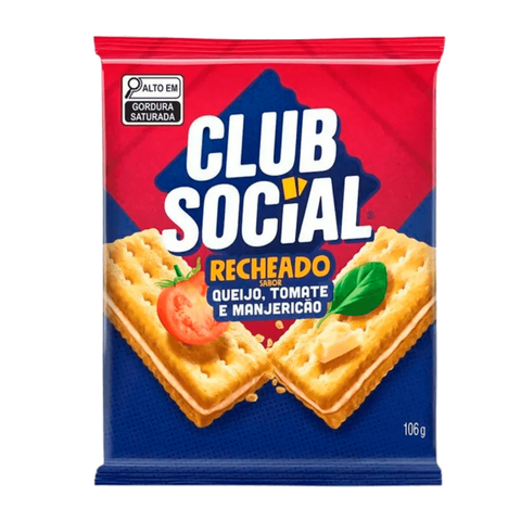 Club Social Filled Biscuit with Cheese, Tomato and Basil 106g
