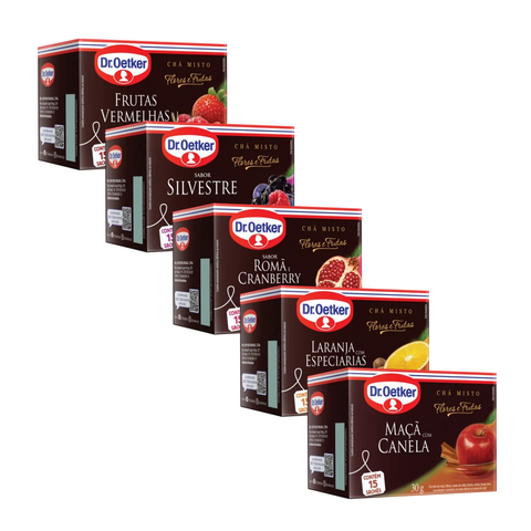 Chá Flores&Frutas Dr Oetker - Sabores