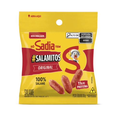Snack Salamitos Tradicional Sadia 36g