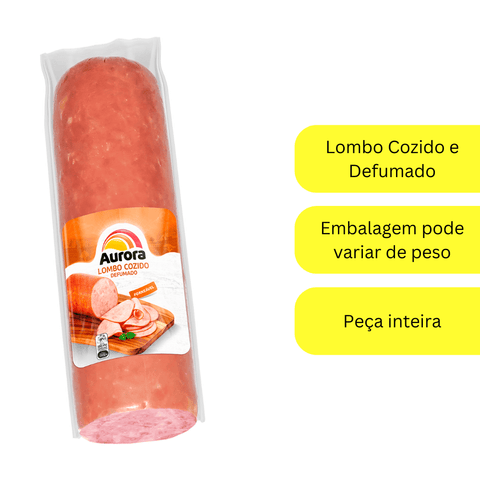 Lombo cozido defumado - Aurora 700g