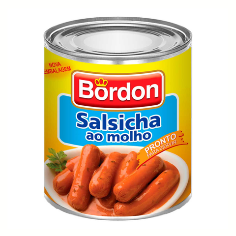 Salsicha Ao Molho - Bordon Lata 300g