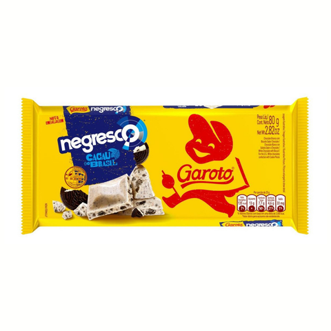 Chocolate Garoto Branco Negresco 3x80g