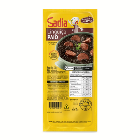LINGUICA TIPO PAIO - 370G SADIA