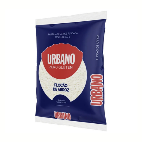 Flocão de Arroz Urbano 500 g - Sem Glúten