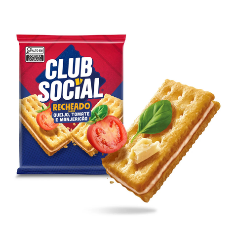 Club Social Filled Biscuit with Cheese, Tomato and Basil 106g
