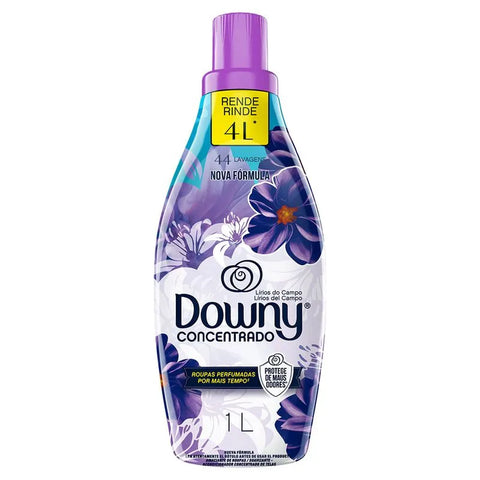 Amaciante de Roupa Concentrado Lírios do Campo Downy Frasco 1l