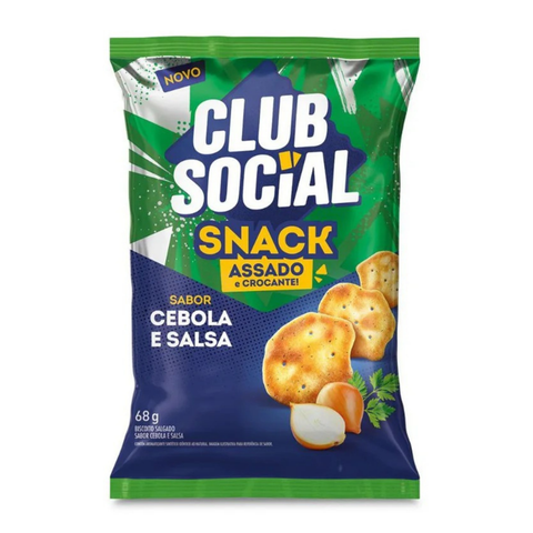 Salgadinho Club Social Snack Assado Cebola E Salsa 68g