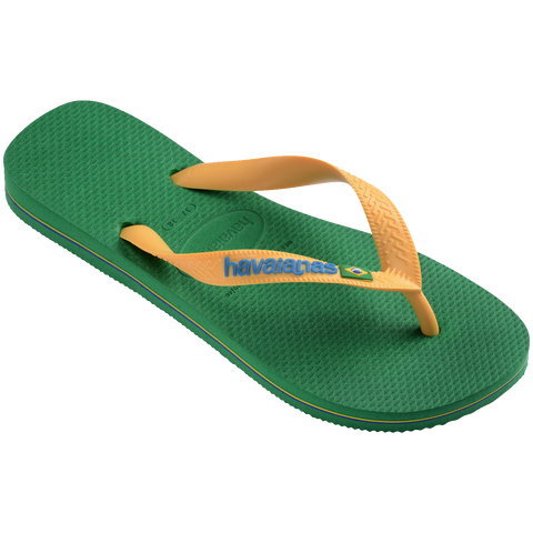 Chinelo Havaianas Brasil Logo Verde
