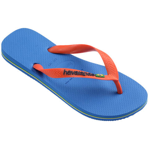 Chinelo Havaianas Brasil Logo Azul