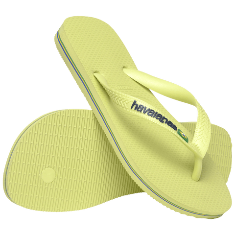 Chinelo Havaianas Brasil Logo Verde Matcha