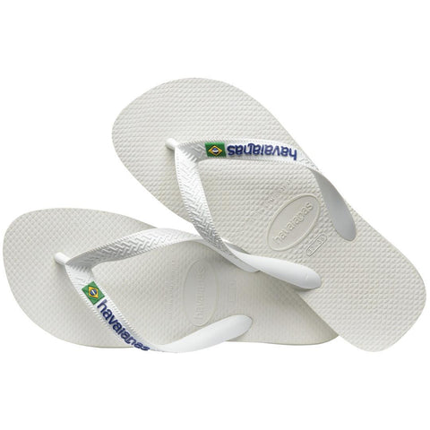 Chinelo Havaianas Brasil Logo Branco