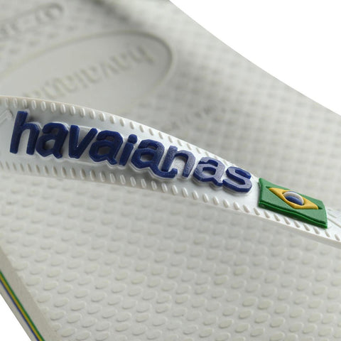 Chinelo Havaianas Brasil Logo Branco