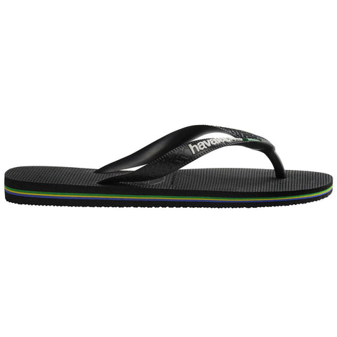 Chinelo Havaianas Brasil Logo Preto