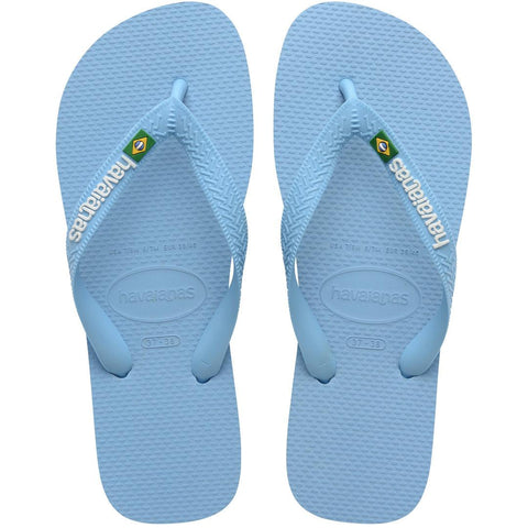 Chinelo Havaianas Brasil Logo Azul Lavanda