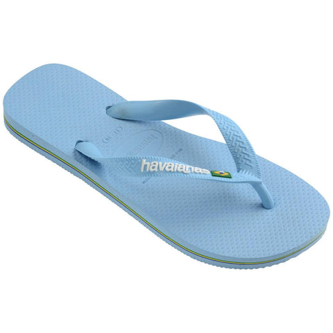Chinelo Havaianas Brasil Logo Azul Lavanda