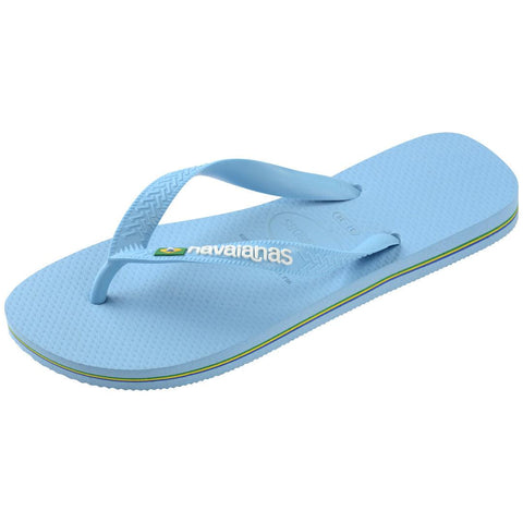 Chinelo Havaianas Brasil Logo Azul Lavanda