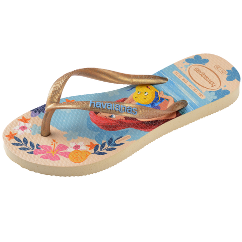 Havaianas Kids Slim Flip-Flops Princesses Ariel &amp; Moana