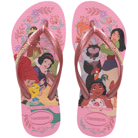 Chinelo Havaianas Infantil Slim Princesas