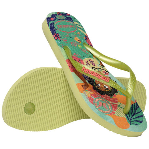 Chinelo Havaianas Infantil Slim Princesas Encanto