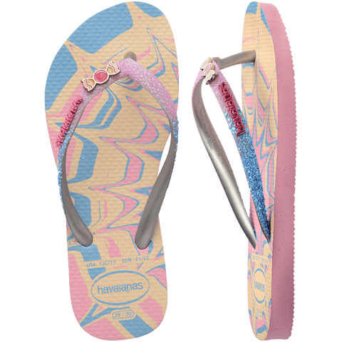 Chinelo Havaianas Infantil Slim Glitter II