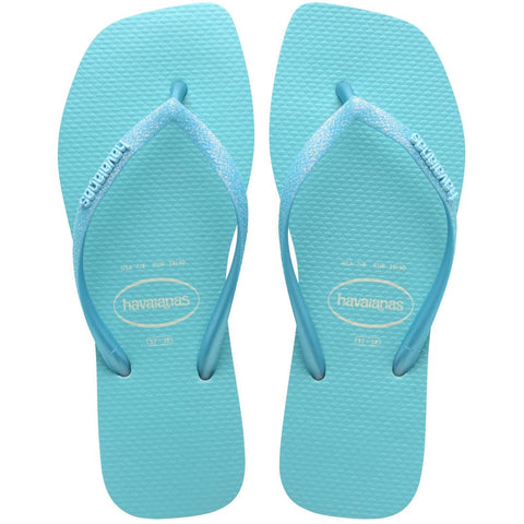 Chinelo Havaianas Slim Square Glitter Neon