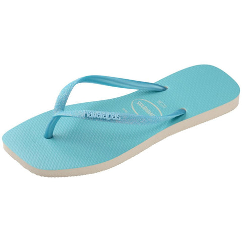 Chinelo Havaianas Slim Square Glitter Neon