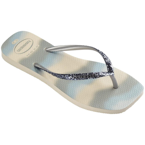 Chinelo Havaianas Slim Square Glitter Party