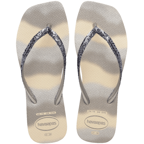 Chinelo Havaianas Square Glitter Party