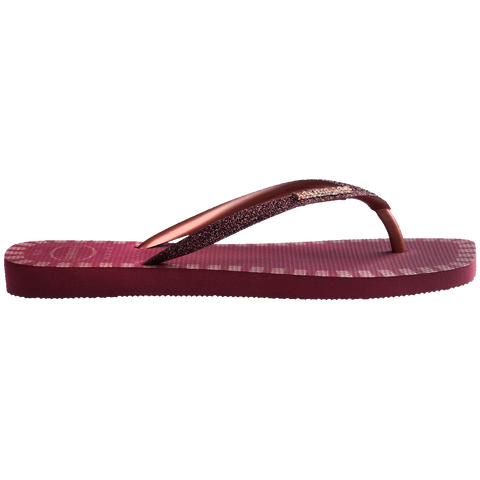 Havaianas Slim Square Glitter Contour Flip-Flops