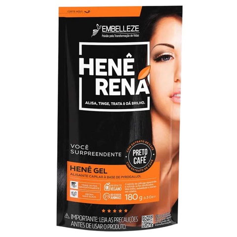 Henê Rená - Alisa, Tinge e Trata- Embelleze 180g