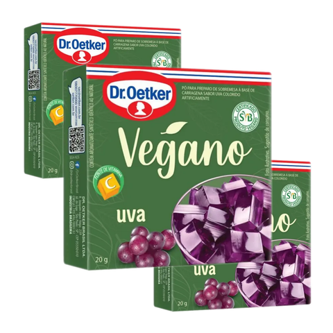 Dr. Oetker Vegan Gelatin 3x20g - Flavors
