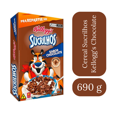 Kellogg's Chocolate Cornflakes Cereal 690g