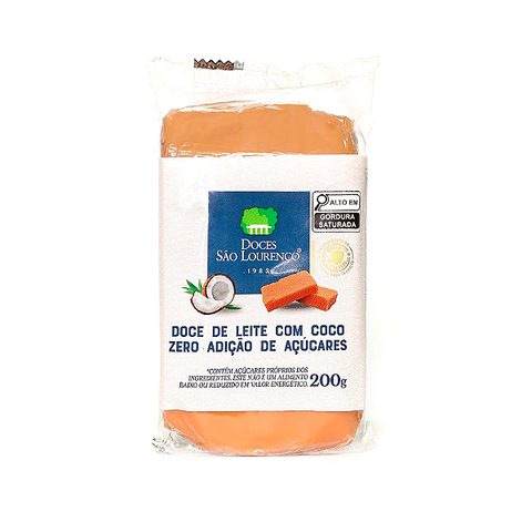 Dulce de Leche with Coconut, Sugar-Free, São Lourenço, 200g