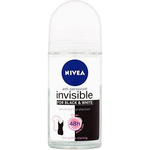 Desodorante Roll on Invisible Feminino Nivea 50ml - MEUBRASILONLINE