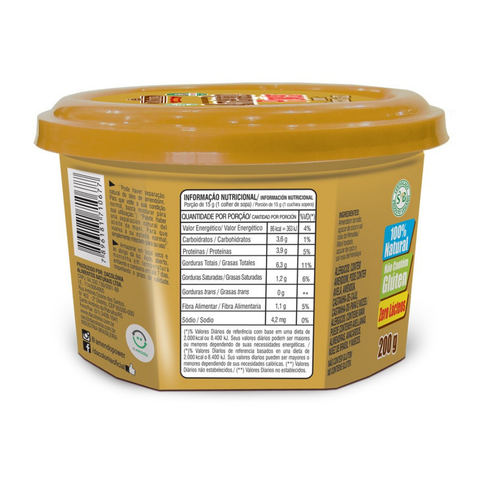 Amendopower Crunchy C/ Acucar De Coco DaColônia 200g