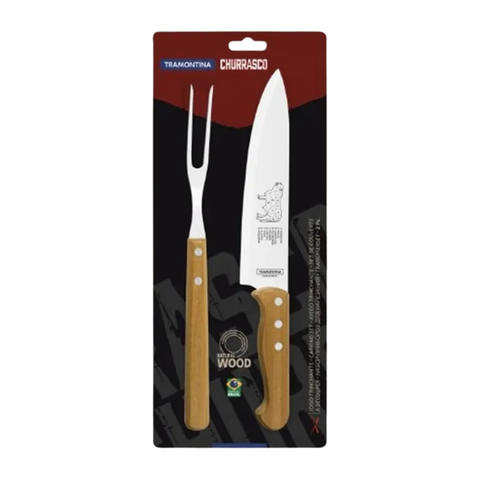 Stainless Steel Knife and Carving Tool Set - 2 pieces - Tramontina