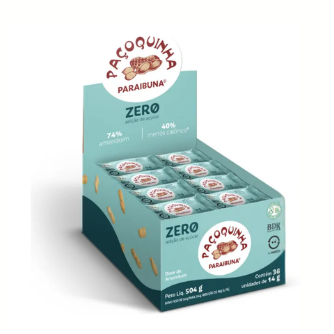 Sugar-Free Peanut Candy Paraibuna Box 540g 