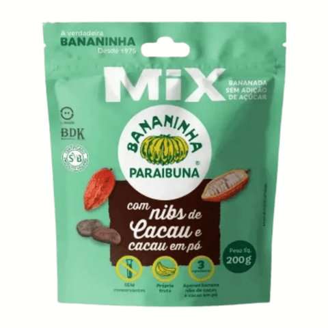 Banana Mix Packet with Cocoa Nibs and Cocoa Powder 200g