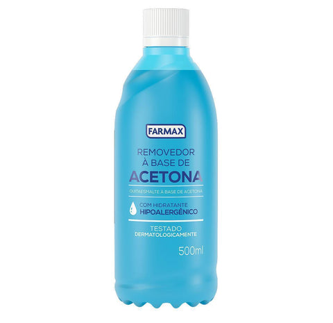 Removedor Base Acetona Farmax 500ml - MEUBRASILONLINE